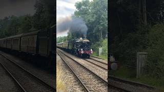 7029 Clun Castle powers up Wilmcote Bank steamtrain train shortsvideo shorts [upl. by Aikehs408]