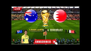 Bahrain vs Australia  FIFA world cup qualification AFC  Live football match 2024 [upl. by Sherburn]