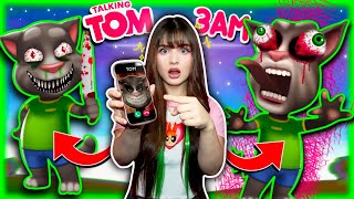 ❌ JAMÁS JUEGUES TALKING TOM 😰😈 Le quité LOS OJOS y escondía algo perturbador [upl. by Pietje]