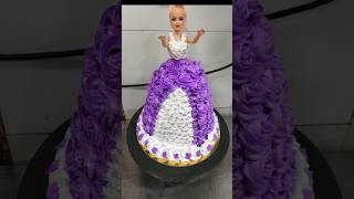 Barbie doll cake cakedecorating youtubeshorts trending shortvideo cake oasis [upl. by Nosreh]