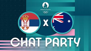 Serbia v Australia  Mens Olympic Basketball Tournament Paris 2024  Chat Party ⚡🏀 [upl. by Blanchette]