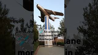 🛩️ Airplane monument in Azerbaijan [upl. by Bianka]