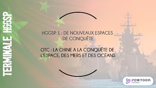 TERMINALE HGGSP LA CHINE A LA CONQUETE DE LESPACE DES MERS ET DES OCÉANS [upl. by Derwood]