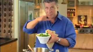 Michael Chiarello  Recipe Demo for Broccoli Soup [upl. by Oinegue]