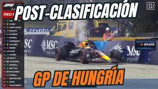 CLASIFICACIÓN F1 INACEPTABLE CHECO PÉREZ EN OTRA POLE DE NORRIS  GP DE HUNGRÍA 2024 [upl. by Aizirtap]