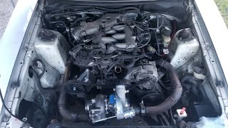 Turbo V6 Mustang update Pt 2 Going single [upl. by Meilen]