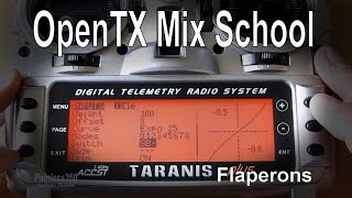 OpenTX Mix School Flaperon [upl. by Ahsiuq699]