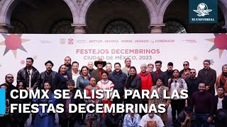 La CDMX da la bienvenida a las fiestas decembrinas [upl. by Guyon]