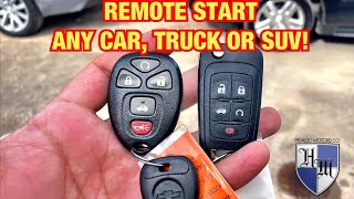 HOW TO REMOTE START ALL CHEVROLET GMC BUICK OR CADILLACS USING THIS SIMPLE METHOD [upl. by Hendrix]