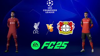 FC 25  UEFA Champion League Liverpool FC VS Bayer Leverkusen  Penalty Shootout [upl. by Weirick]