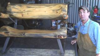 Howto DoitYourself Log Furniture by Mitchell Dillman [upl. by Satterlee]