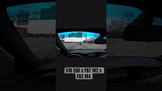 That V10 sounds BEAUTIFUL rap cars car speed racing youtube shorts short bmw m5 speed [upl. by Kaylee]