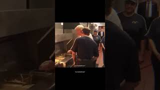 PRESIDENT DONALD TRUMP working at McDonalds  ACTUAL FOOTAGE OCTOBER 2024 trump shorts short [upl. by Dearborn]