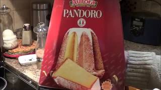 Italian cake Pandoro brand review by Jay1981 [upl. by Oel]