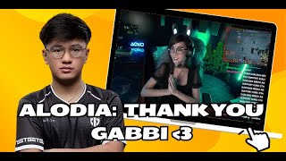 BLACKLIST GABBI RAIDS ALODIA ON TWITCH Alodias Reaction [upl. by Alodi]