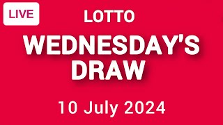 The National Lottery Lotto draw results from Wednesday 10 July 2024  Lotto Live [upl. by Kall949]