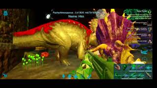 ARK Survival Evolved Mobile Boss kill and TEK szajré [upl. by Schifra]