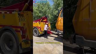 How is a Integrated Wrecker Tow Truck User to Do Towing Service Job [upl. by Anerak871]