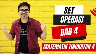 ULANGKAJI Matematik SPM KSSM Bab 4  Operasi Set Part 9  Tingkatan 4 [upl. by Nylicaj288]