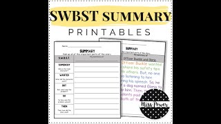 SWBST Summarizing sheet [upl. by Trudy]