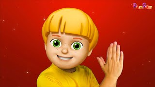 ❤️ 👏 🦈 Clap Your Hands  PamPam Family  Kids Songs Nursery Rhymes [upl. by Ygiaf54]