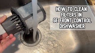 How to clean filters on GE Front Control dishwasher DIY video filters dishwasherfilter dishwasher [upl. by Aisekal]