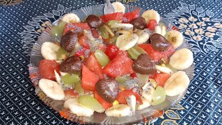 Ramadan special Healthy Mix fruit chaat fruit chat recipe kaise banaye [upl. by Scrogan]