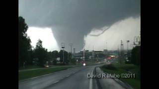 April 27 2011 Tuscaloosa AL Tornado  Time Lapse [upl. by Aninat]