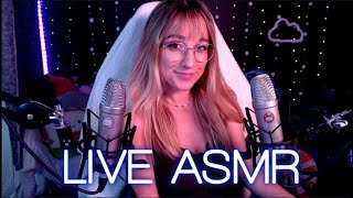 LIVE ASMR 🤍 CELEBRATING 20K [upl. by Lachlan34]