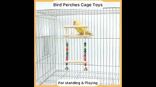 Natural Wooden Parrot Toys Cage Accessories Playground Stand Bird Feeder Pole China Manufacturer [upl. by Eddie721]