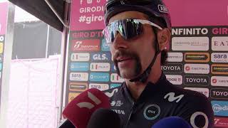 Fernando Gaviria  Interview at the start  Stage 18  Giro dItalia 2024 [upl. by Leiuqese211]