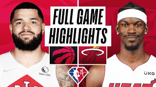 RAPTORS at HEAT  FULL GAME HIGHLIGHTS  January 17 2022 [upl. by Cassi985]