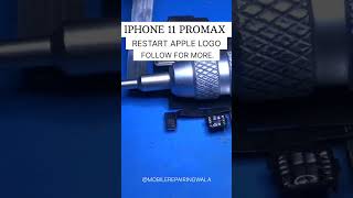 IPHONE 11 PRO MAX Restar apple logo 🔥🔥🔥❣️ shorts youtubeshorts [upl. by Rosenstein]