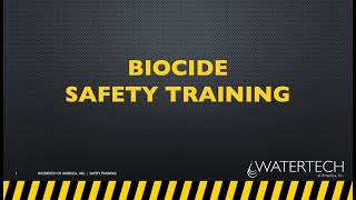 Biocide Safety Training [upl. by Thurber]