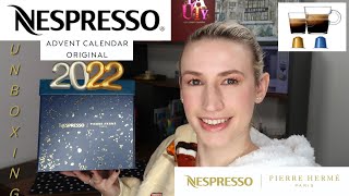 NESPRESSO Coffee Advent Calendar Unboxing 2022  Original Capsules  Featuring Oodie [upl. by Nomis365]