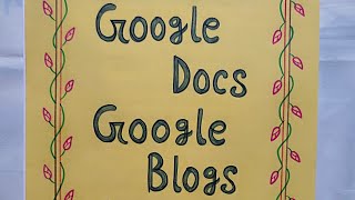 creating and using Google Docs Google Blogs amp Google Groups 14EPC3 Bed 4th semester practicum [upl. by Rosalynd736]