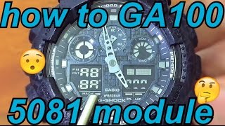 How to set up your GA100  Module 5081 tutorial  time keeping splitlapse time and more [upl. by Bruell]