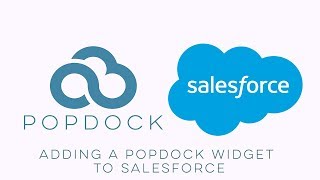 Adding a Popdock Widget to Salesforce [upl. by Almeria]