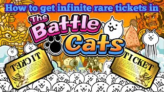 v137 How to get infinite rare tickets in The Battle Cats using Battle Cats Save File Editor IOS [upl. by Hayse]