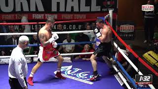 Ernie Rutherford vs Harry Matthews  Fight Town  York Hall  1st July 2022  Neilson Boxing [upl. by Okkin]