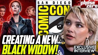 Florence Pugh On Taking Over For Scarlett Johansson  Thunderbolts  2024 San Diego ComicCon [upl. by Iyre]