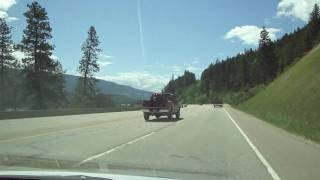 Driving from Revelstoke to Kelowna Highway 97 British Columbia in June 2010 [upl. by Melan]