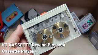 KT KASSETTE Rewind Blossom Cassette Player Walkman Repair [upl. by Lehrer432]