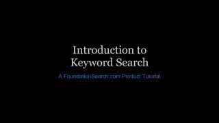 Foundation Profile 990PF News Keyword Search [upl. by Oiratnom]