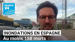 Inondations en Espagne  au moins 158 morts le SudEst toujours en alerte • FRANCE 24 [upl. by Richel157]