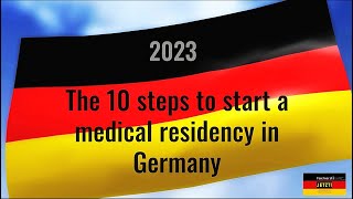 Medical residency in Germany in 10 steps 2024 [upl. by Yc601]