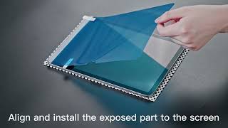 JETech Installation Guideline  Paper Screen Protector for iPad [upl. by Airdni765]