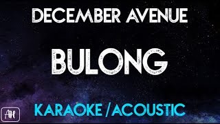 December Avenue  Bulong KaraokeAcoustic Instrumental [upl. by Wilen]