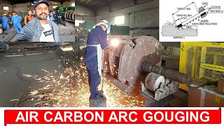 Carbon arc gouging detailing  Complete explanation of Carbon Arc Gouging [upl. by Yrehc954]