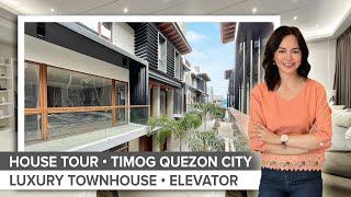 House Tour 51 • Inside a ₱50800000 Ultramodern Luxury Townhouse in Quezon City • Home Tour [upl. by Sesilu]